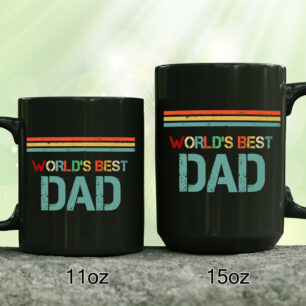 87035-World's Greatest Best Dad Ever Personalized Mug H3